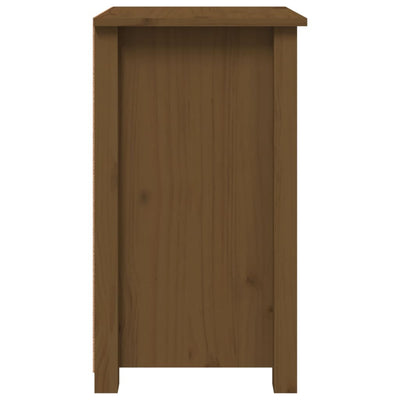 vidaXL Bedside Cabinets 2 pcs Black 40x35x61.5 cm Solid Wood Pine