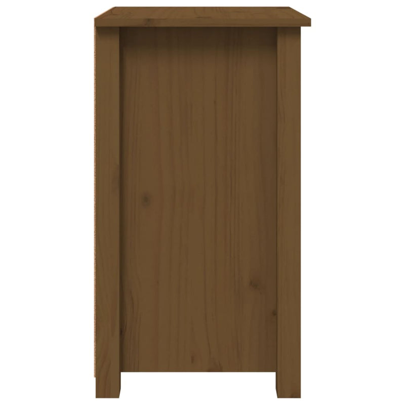 vidaXL Bedside Cabinets 2 pcs Black 40x35x61.5 cm Solid Wood Pine