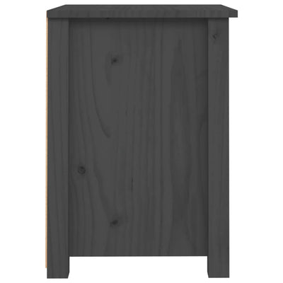 vidaXL Bedside Cabinets 2 pcs Black 40x35x49 cm Solid Wood Pine