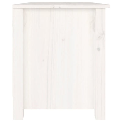 vidaXL Shoe Bench Black 70x38x45.5 cm Solid Wood Pine