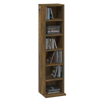 vidaXL CD Cabinet Grey Sonoma 21x20x88 cm Engineered Wood