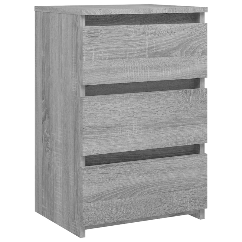 vidaXL Bed Cabinets 2 pcs  Grey Sonoma 40x35x62.5 cm Engineered Wood