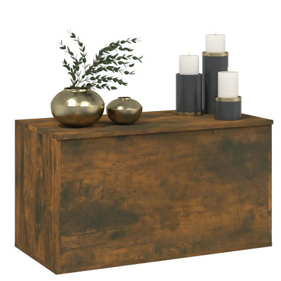 vidaXL Storage Chest Grey Sonoma 84x42x46 cm Engineered Wood