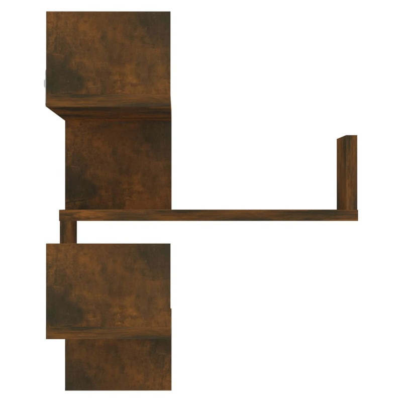 vidaXL Wall Corner Shelves 2 pcs Grey Sonoma 40x40x50 cm Engineered Wood