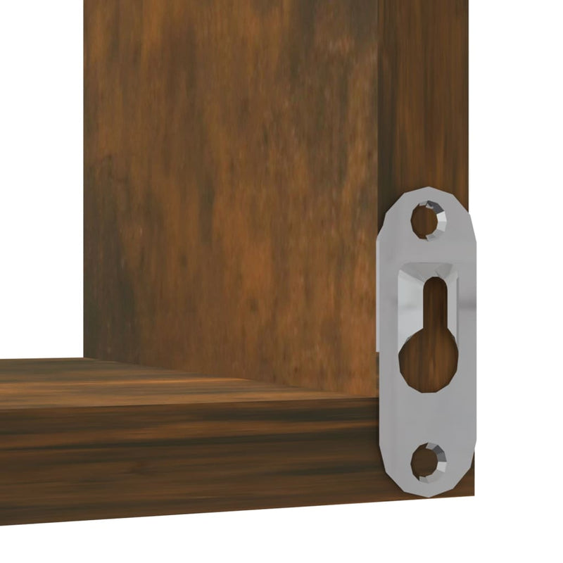 vidaXL Wall Corner Shelves 2 pcs Grey Sonoma 40x40x50 cm Engineered Wood