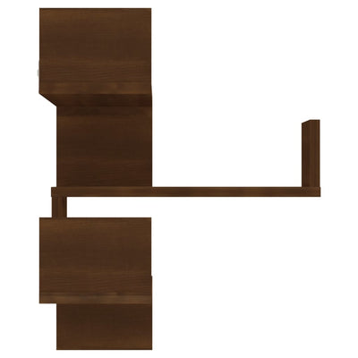 vidaXL Wall Corner Shelves 2 pcs Grey Sonoma 40x40x50 cm Engineered Wood