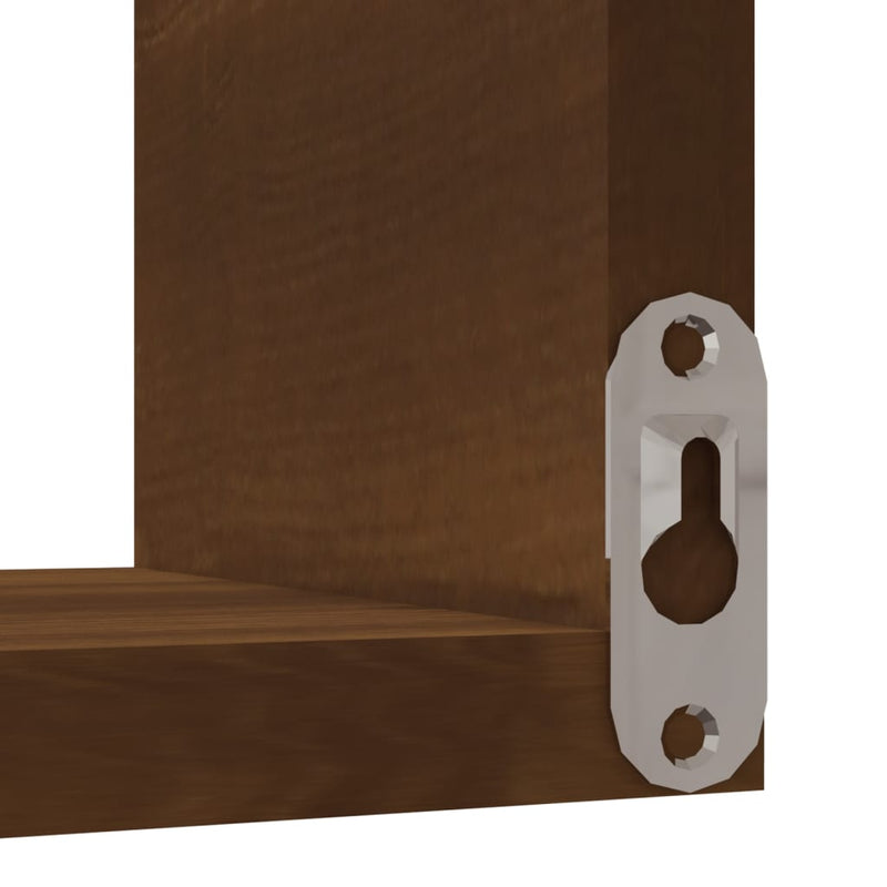 vidaXL Wall Corner Shelves 2 pcs Grey Sonoma 40x40x50 cm Engineered Wood