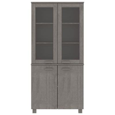 vidaXL Highboard "HAMAR" Solid Wood Pine White