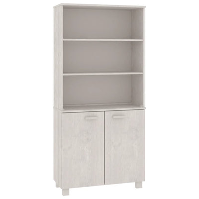 vidaXL Highboard "HAMAR" Solid Wood Pine Light Grey
