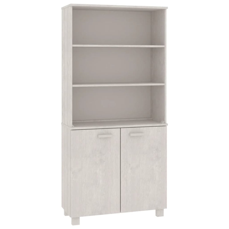 vidaXL Highboard "HAMAR" Solid Wood Pine Light Grey