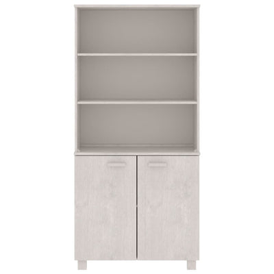 vidaXL Highboard "HAMAR" Solid Wood Pine Light Grey