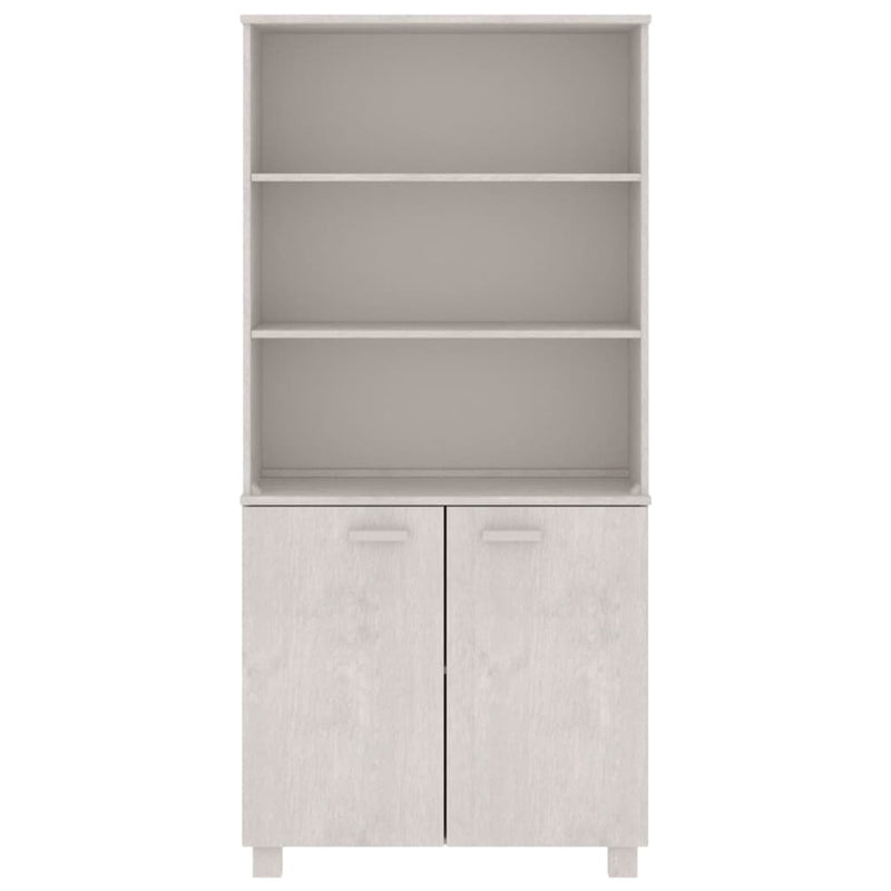 vidaXL Highboard "HAMAR" Solid Wood Pine Light Grey