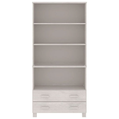 vidaXL Highboard "HAMAR" Solid Wood Pine White