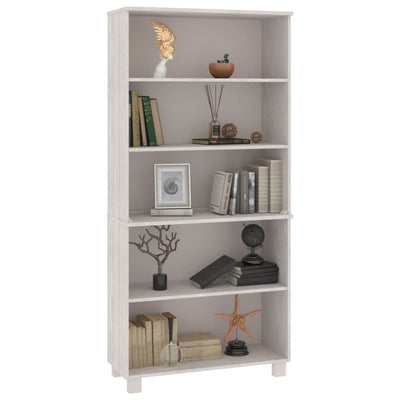 vidaXL Highboard "HAMAR" Solid Wood Pine Dark Grey