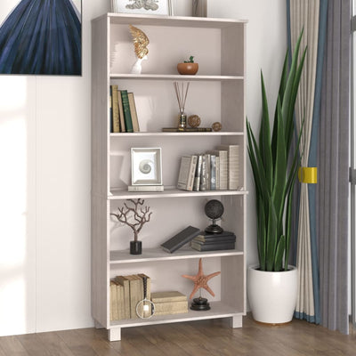 vidaXL Highboard "HAMAR" Solid Wood Pine Dark Grey