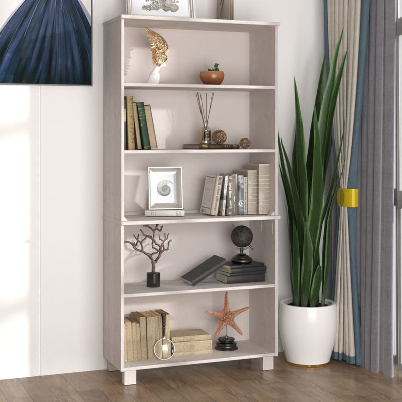 vidaXL Highboard "HAMAR" Solid Wood Pine Dark Grey