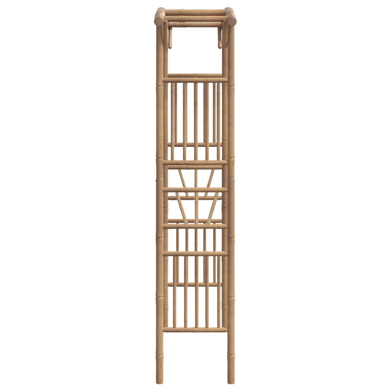 vidaXL Rose Arch Bamboo 118x40x187 cm