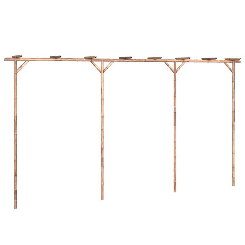 vidaXL Pergola Bamboo 385x40x205 cm