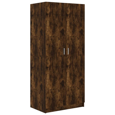 vidaXL Wardrobe Grey Sonoma 80x52x180 cm Engineered Wood