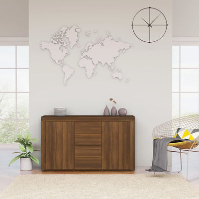 vidaXL Sideboard Grey Sonoma 120x36x69 cm Engineered Wood