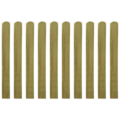 vidaXL 20 pcs Impregnated Fence Slats Wood 100 cm