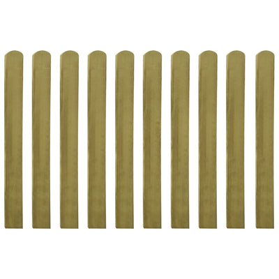 vidaXL 20 pcs Impregnated Fence Slats Wood 100 cm