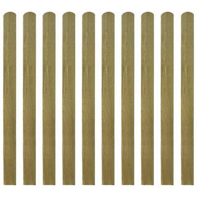 vidaXL 20 pcs Impregnated Fence Slats Wood 100 cm