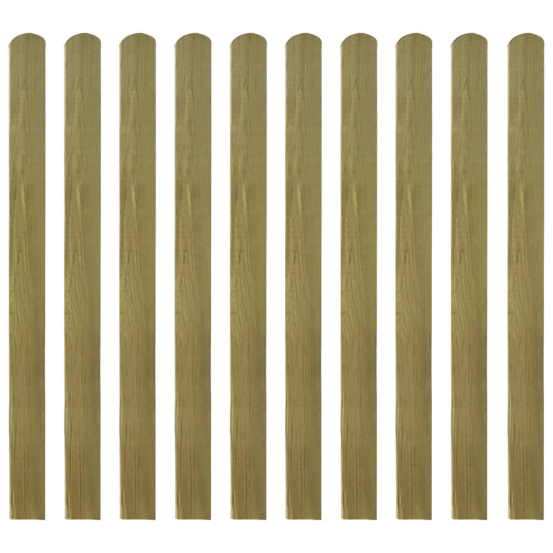vidaXL 20 pcs Impregnated Fence Slats Wood 100 cm