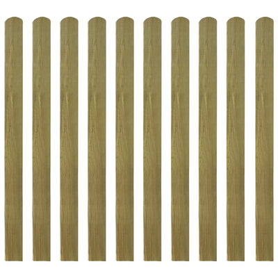 vidaXL 20 pcs Impregnated Fence Slats Wood 100 cm