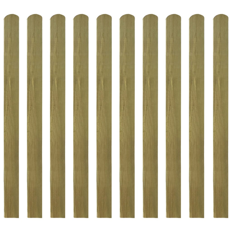 vidaXL 20 pcs Impregnated Fence Slats Wood 100 cm