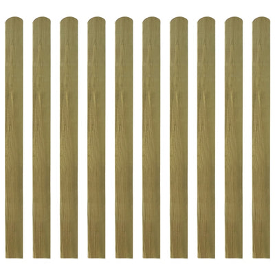 vidaXL 20 pcs Impregnated Fence Slats Wood 100 cm