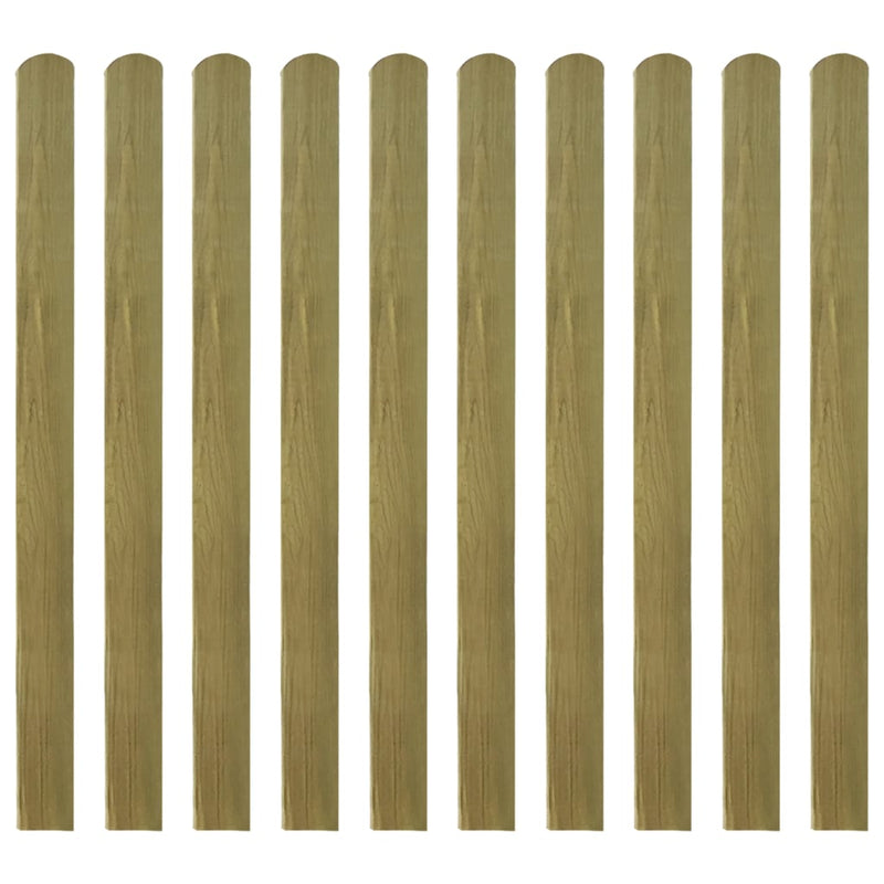 vidaXL 20 pcs Impregnated Fence Slats Wood 100 cm