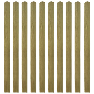 vidaXL 20 pcs Impregnated Fence Slats Wood 100 cm