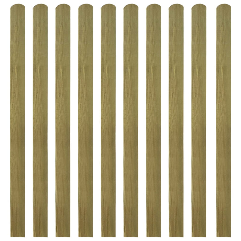 vidaXL 20 pcs Impregnated Fence Slats Wood 100 cm