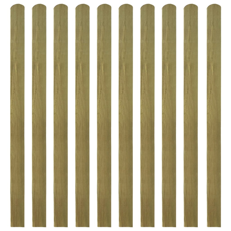 vidaXL 20 pcs Impregnated Fence Slats Wood 100 cm