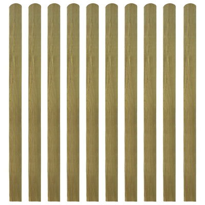 vidaXL 20 pcs Impregnated Fence Slats Wood 100 cm