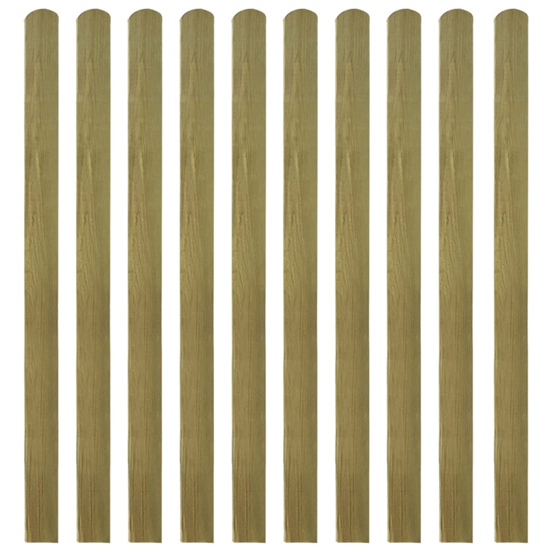 vidaXL 20 pcs Impregnated Fence Slats Wood 100 cm