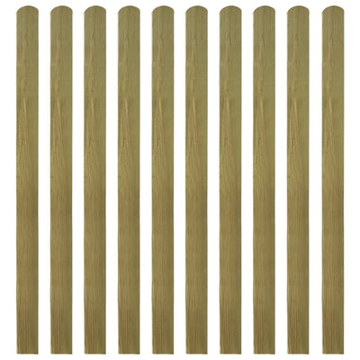 vidaXL 20 pcs Impregnated Fence Slats Wood 100 cm