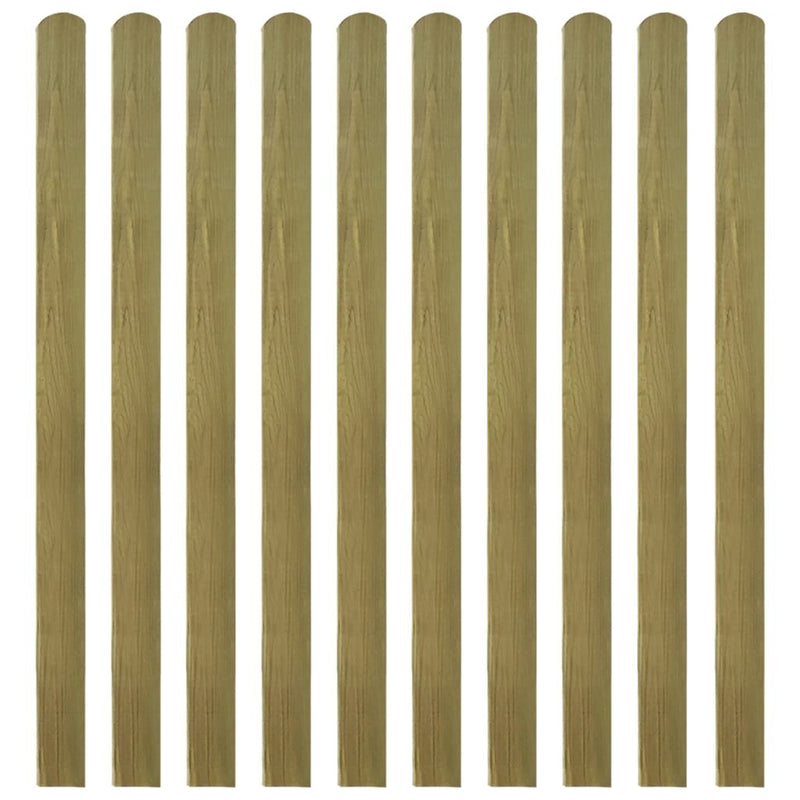 vidaXL 20 pcs Impregnated Fence Slats Wood 100 cm