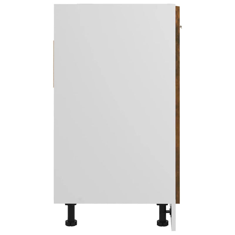 vidaXL Sink Bottom Cabinet Lyon Grey Sonoma 80x46x81.5 cm Engineered Wood