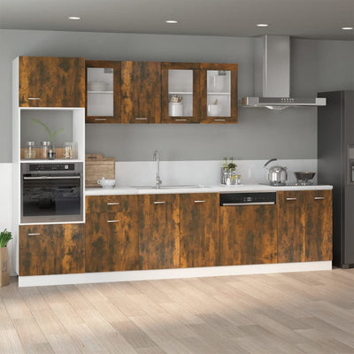vidaXL Sink Bottom Cabinet Lyon Grey Sonoma 80x46x81.5 cm Engineered Wood