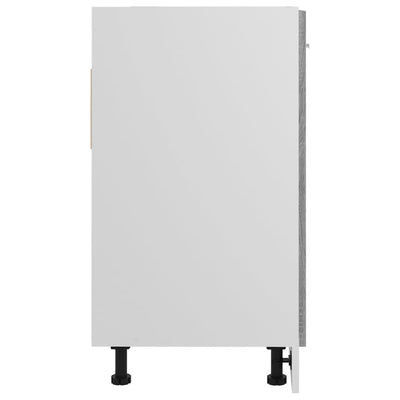 vidaXL Sink Bottom Cabinet Lyon Grey Sonoma 80x46x81.5 cm Engineered Wood