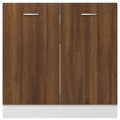 vidaXL Sink Bottom Cabinet Lyon Grey Sonoma 80x46x81.5 cm Engineered Wood