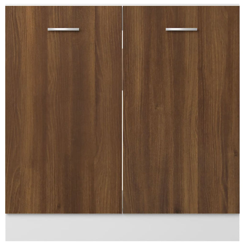 vidaXL Sink Bottom Cabinet Lyon Grey Sonoma 80x46x81.5 cm Engineered Wood