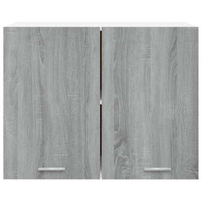 vidaXL Hanging Cabinet Lyon Grey Sonoma 80x31x60 cm Engineered Wood