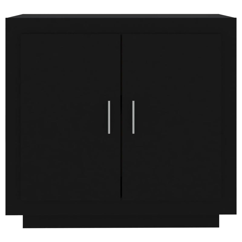 vidaXL Sideboard Black 80x40x75 cm Engineered Wood