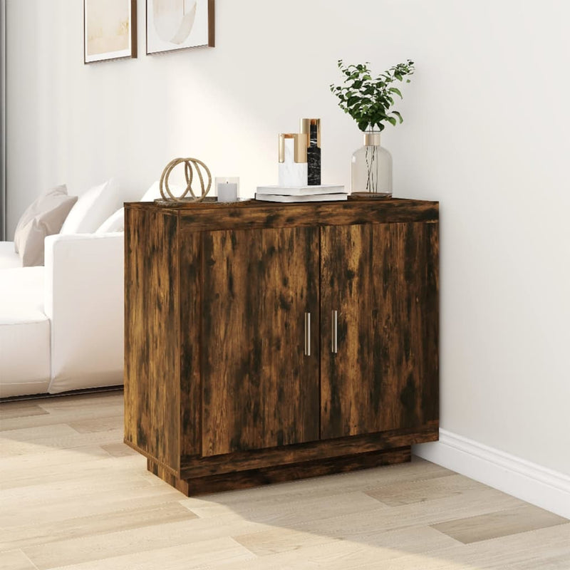 vidaXL Sideboard Grey Sonoma 80x40x75 cm Engineered Wood