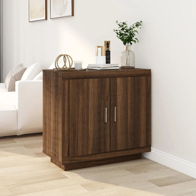 vidaXL Sideboard Grey Sonoma 80x40x75 cm Engineered Wood