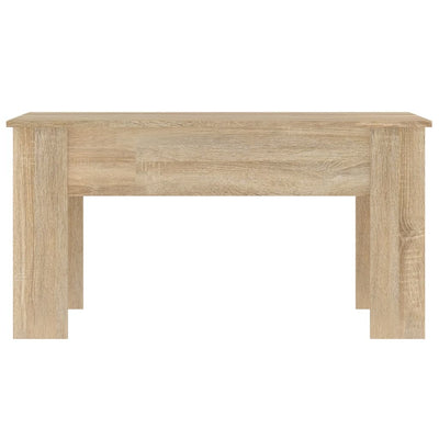 vidaXL Coffee Table Black 101x49x52 cm Engineered Wood