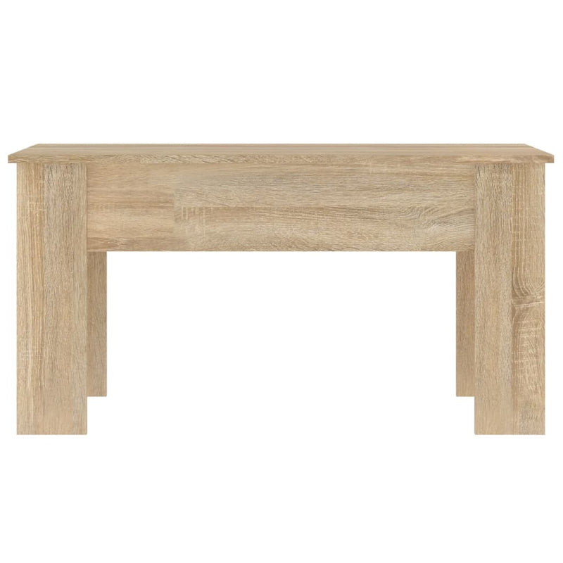 vidaXL Coffee Table Black 101x49x52 cm Engineered Wood